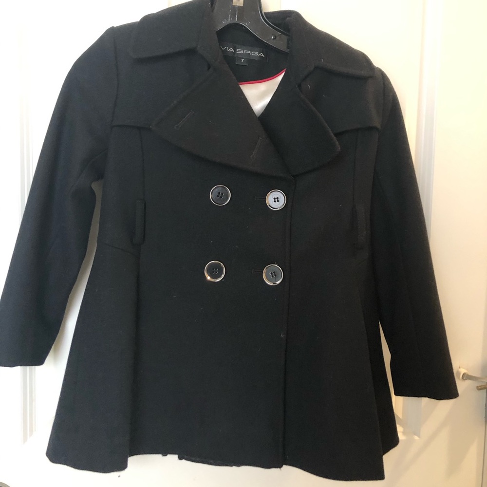 Via Spiga double breasted wool coat